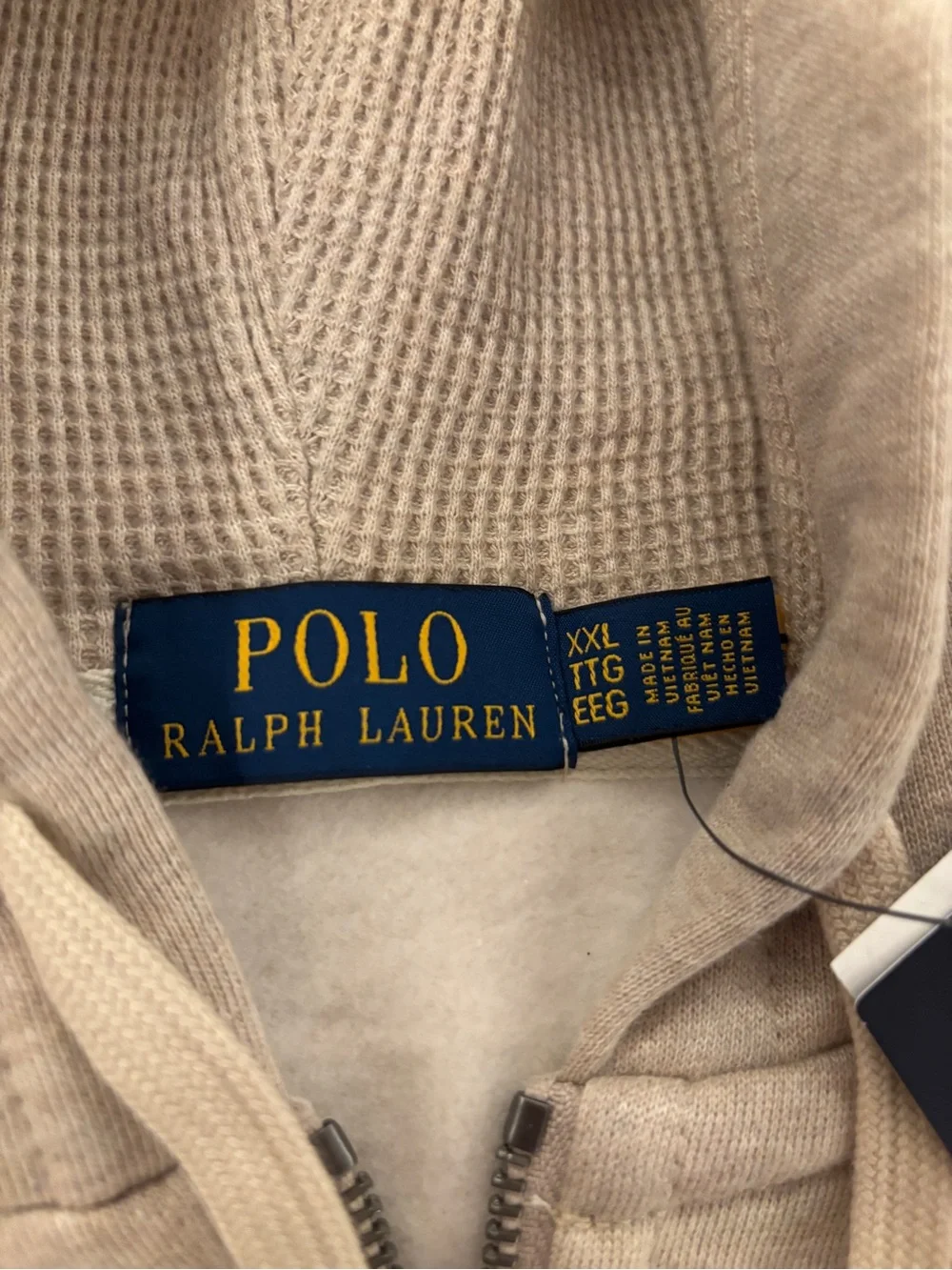 Polo Ralph Lauren: Blue Full-Zip Drawstring Hoodie - Size XXL - NWT, Unused